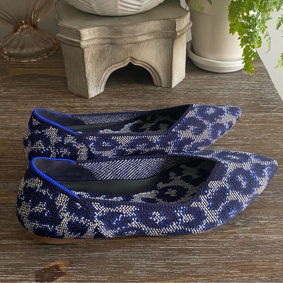 Rothy's The Point Il Indigo Cat Slip On Pointed Flats Womens 7.5 - Picture 9 of 13